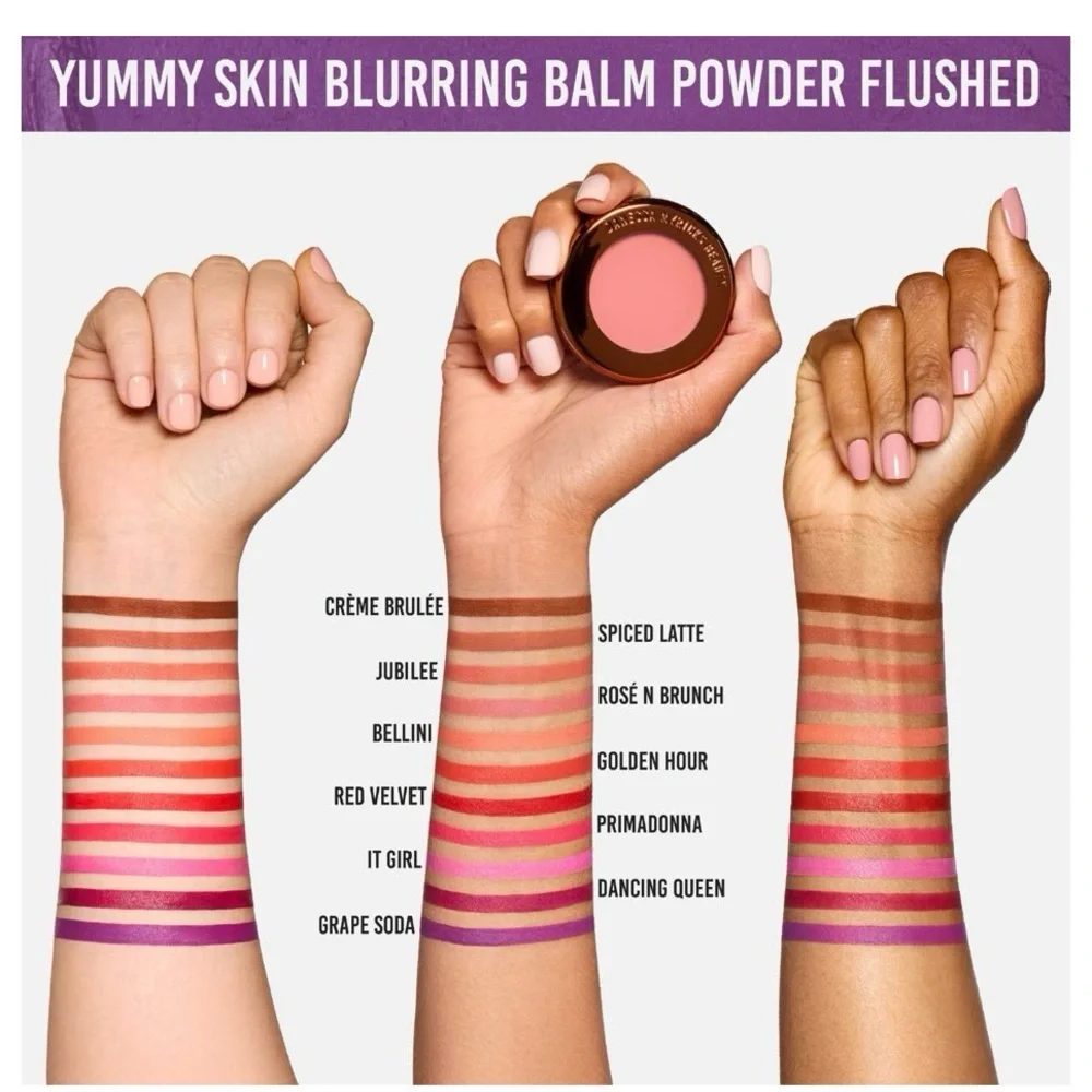 DANESSA MYRICKS Yummy Skin Blurring Balm Powder Flushed - Jubilee